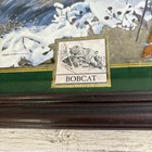 Miller High Life Beer Wildlife Series Mirror Sign Wisconsin Bobcat