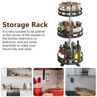2 3tiers Lazy Susan Organizer Spice Rack Metal Seasoning Organizer Kitchen Black