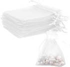 Organza Bags  White Organza Bags  50pcs  Sheer Organzas Bag 3 X 4 Inch  Jewel   
