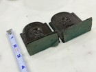 Antique Bronze Abraham Lincoln Bookends Head Profile Nicepatina Oxidation