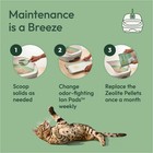 Purina Tidy Cats Breeze Cat Litter Box System Kit With Pellet Cat Litter  Litter