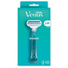 Gillette Venus Smooth Female Hair Removal Razor - 1 Handle   2 Cartridges