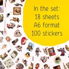 Bulbacraft 100pcs Angel Stickers Vintage - Angel Decals For Laptop  Scrapbook   