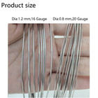 15 Feet Pure Titanium Wire Grade-1 For Jewelry Making Diy And Laboratory