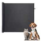 Retractable Pet Dog Gate Network Fence Baby Safety Gate Breath Mesh Enclosure