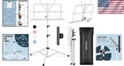 Versatile Music Stand For Students  Adjustable And Portable With Carrying Bag