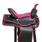 Youth Child Synthetic Western Pony Miniature Barrel Racing Horse Saddle Tack Set