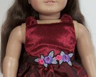 Burgundy Lovers Party Dress Doll Clothes For 18  American Girl  debs 