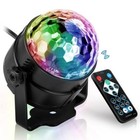2pcs Party Magic Ball Light Party Disco Rgb Rotating Led Dj Club Stage Lights