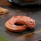 Purple Clay Tea Pet Dragon Statue Ornaments 9cm Handmade Sculpture Tea Ceremony