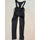 Unbranded Women s Black Cycling Bib Tights Padded Leggings Size 12