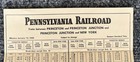 January 15 1950 Pennsylvania Railroad Passenger Train Time Table Schedule