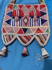Nigerian Yoruba Intricate Beaded Bag    apo Ileke    Used By Diviners In 19th cent 