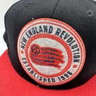 New England Revolution Hat Cap Adult Os Snapback Adidas Mls Patch Soccer Wool