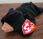 Ty Beanie Babies Lot Of 4 Woodland Animals Nuts Blackie Bucky Stinky Plush Toys