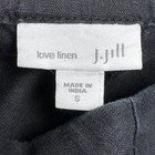 J jill Love Linen A Line Skirt Womens Small Black Casual Pockets Minimalist