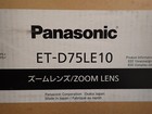 Panasonic Et-d75le10 3-chip Dlp Projector Zoom Lens  Wuxga  f14 