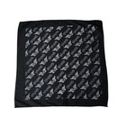 Vintage Aerosmith Tour Bandana Scarf 80s Black White Steven Tyler Wings Read
