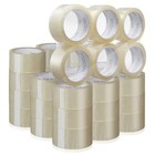 12 Rolls Carton Sealing Clear Carton Packing Tape Box Shipping - 2 Mil