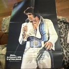 Elvis Presley 2-sided Poster 17 x26  Elvis In Concert 1974 U  Of Maryland