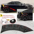 Rear Fender Flares Molding Trim Compatible With Dodge Charger Srt Widebody 2020