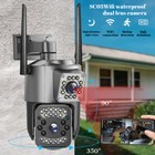4 Camaras De Seguridad Wifi Exterior 4k Hd Inalambrica Con Vision Nocturna Video