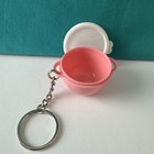 Tupperware Mega Thatsa Bowl Pink Keychain Miniature Version Keychain