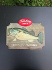 Vintage Falls City Beer Bar Sign Large Mouth Bass Fishing Kentucky Favorites