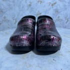 Dansko 39 Professional Women s Size 8 5 Shoes Purple Black Comfort Work Clogs