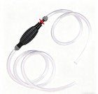9 8ft Siphon Hose Transfer Hand Pump With Flow Valve For Gasoline Oil Water Fuel