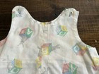 Vintage Handmade Child   s Light Cotton Jumper Abc Rabbits 