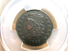 1828 Classic Head Half Cent  13 Stars  Pcgs Au  Details  Env  Damage 