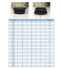 Black Round Inserts Plug Plastic End Cap Seal Stopper Furniture Blocking 12 76mm