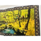 Vintage Bird Tapestry Made In Turkey Velvet Fabric Wall Hanging Cotton Parrots R