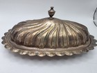 Vtg  Silver Plate Butter Dish  No Insert  8 w
