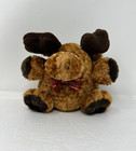 Dan Dee Collectors Choice Holiday Moose Brown 6  Plush Stuffed Toy Animal Gift 