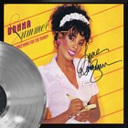 Donna Summer She Works Hard For The Money Silver Lp Record Signature Display