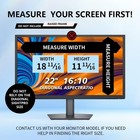 22 Inch Computer Privacy Screen  Removable Widescreen Laptop Monitor Anti Glare