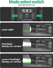 Toughsoul 1200 Lumens Picatinny Rail Mount Pistol Light Green Laser Combo Beam