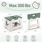 Step Stool Foldable 9   Folding Step Stool For Kids   Adults 300 Lb Capacity 