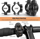 Smart Bike Tail Light With Turn Signals Rear Bicycle Alarm Horn Usb Rechargeable