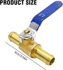5 8 Inch Brass Hose Barb Ball Valve Kit  Heater Shut Off