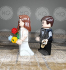   new   100  Lego Bride   Groom Wedding Cake Topper Gift Minifigures
