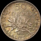 Pcgs Ms63 1898 France Silver 50 Centimes Nicely Toned Both Side