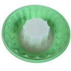 Vintage Tupperware Mint Lime Green Plastic Jello Gelatin Mold Ring Usa