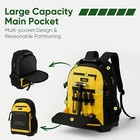 Steelite Heavy-duty Portable Tool Backpack Organizer With Multiple Compartments