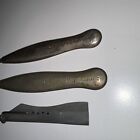 Lot Of 3 Vtg Antique Whale Art Co Sewing Embroidering Needle Tool St Louis Mo