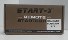 Start-x Remote Starter Kit For Jeep Wrangler Gladiator Pts Push-to-start