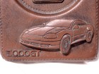Mitsubishi 3000gt Leather Desktop Tabletop Coin Holder Phone Holder Promotional