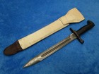 Original Vintage Us Ww2 M1905 42 Military M1 Bayonet And Scabbard Maker Utica